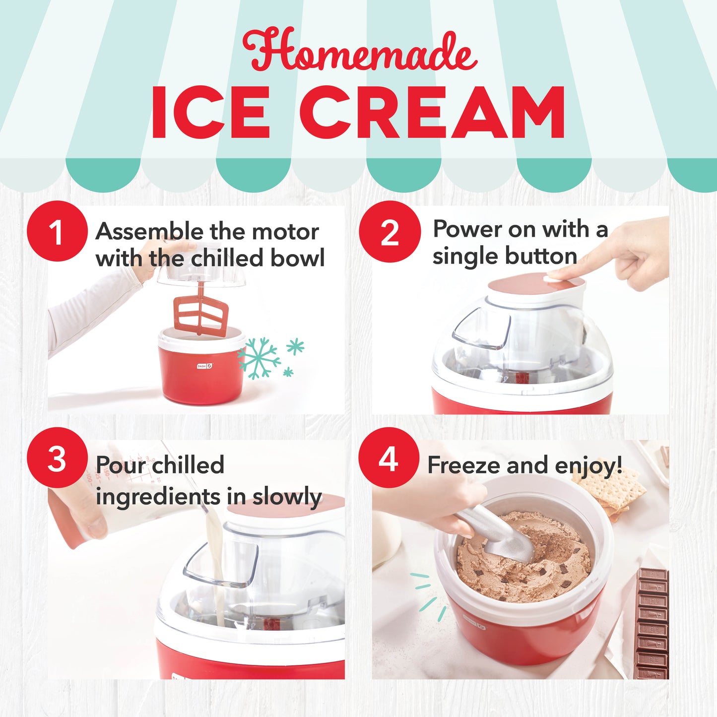 Everyday Ice Cream Maker Ice Cream Makers Dash   