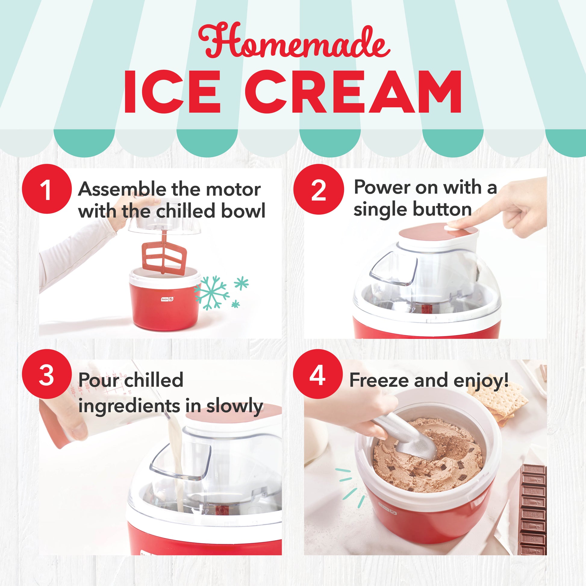 Dash Everyday Ice Cream Maker DIC700 User Manual