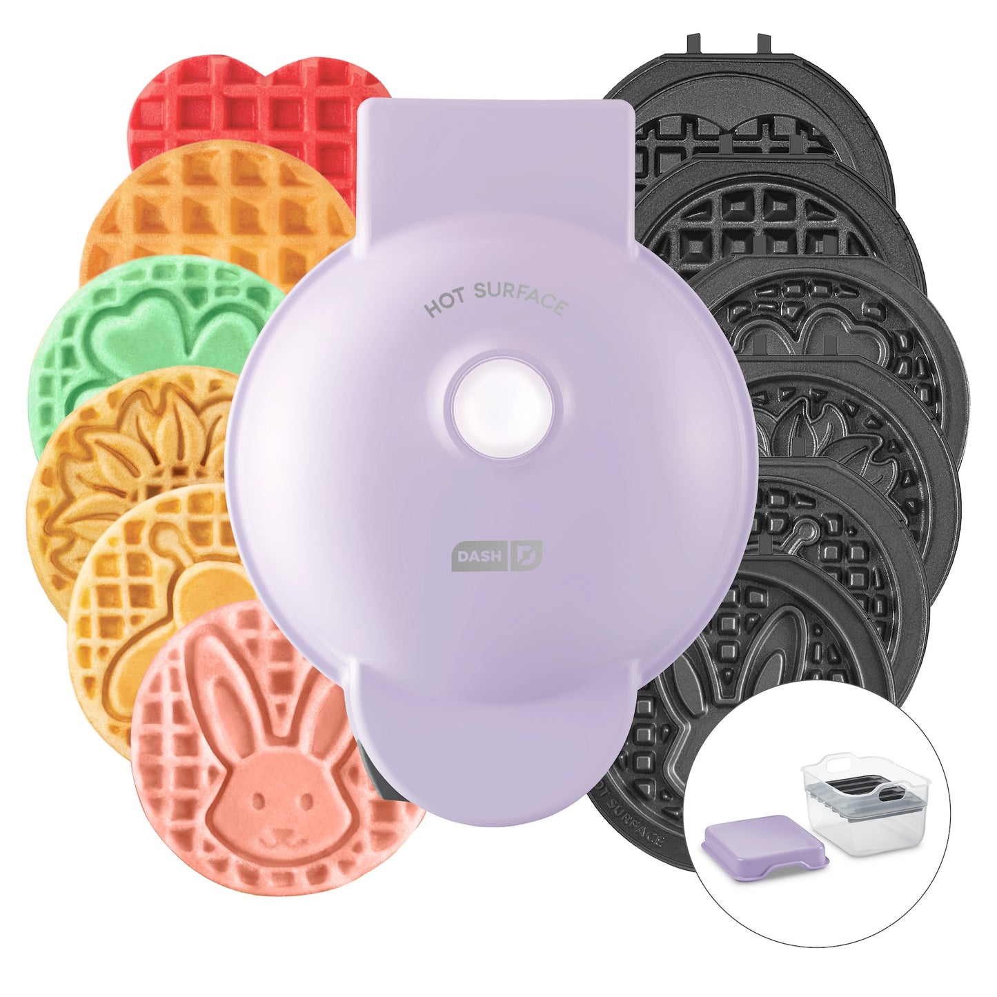 MultiMaker™ Mini System with Removable Plates: Waffle & Griddle