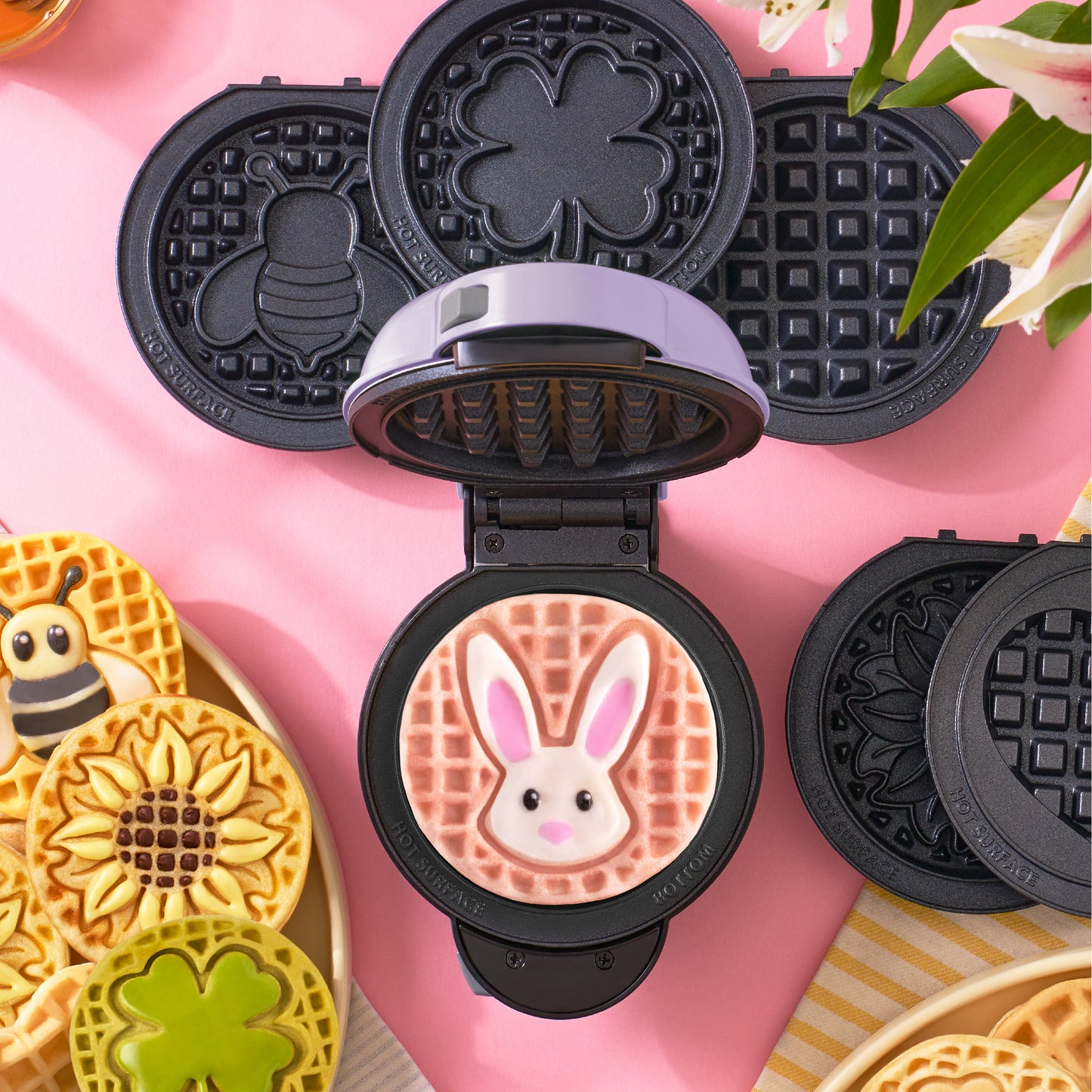 MultiMaker™ Mini System with Removable Plates: Waffle & Griddle