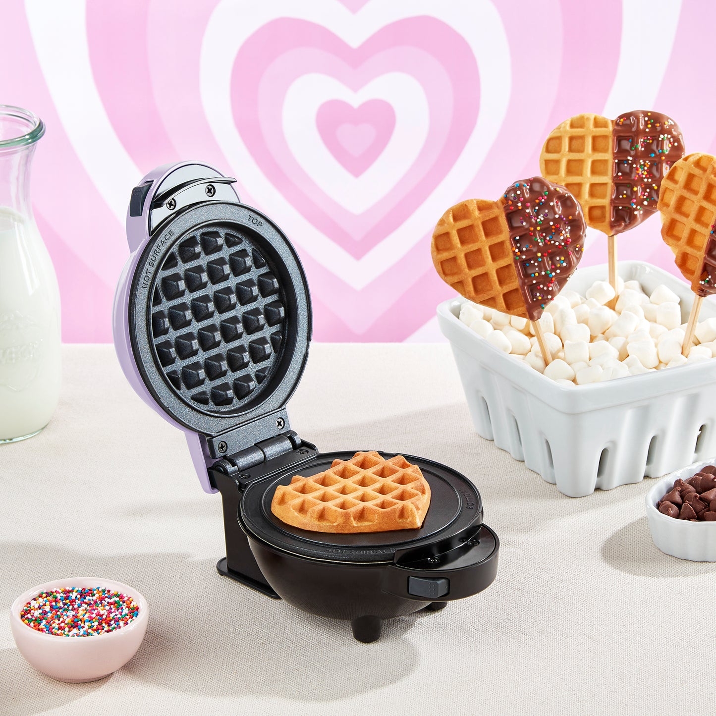 MultiMaker™ Mini System with Removable Plates: Waffle & Griddle