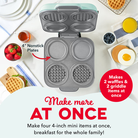MultiMaker® Family Mini Maker System Waffle Maker Dash