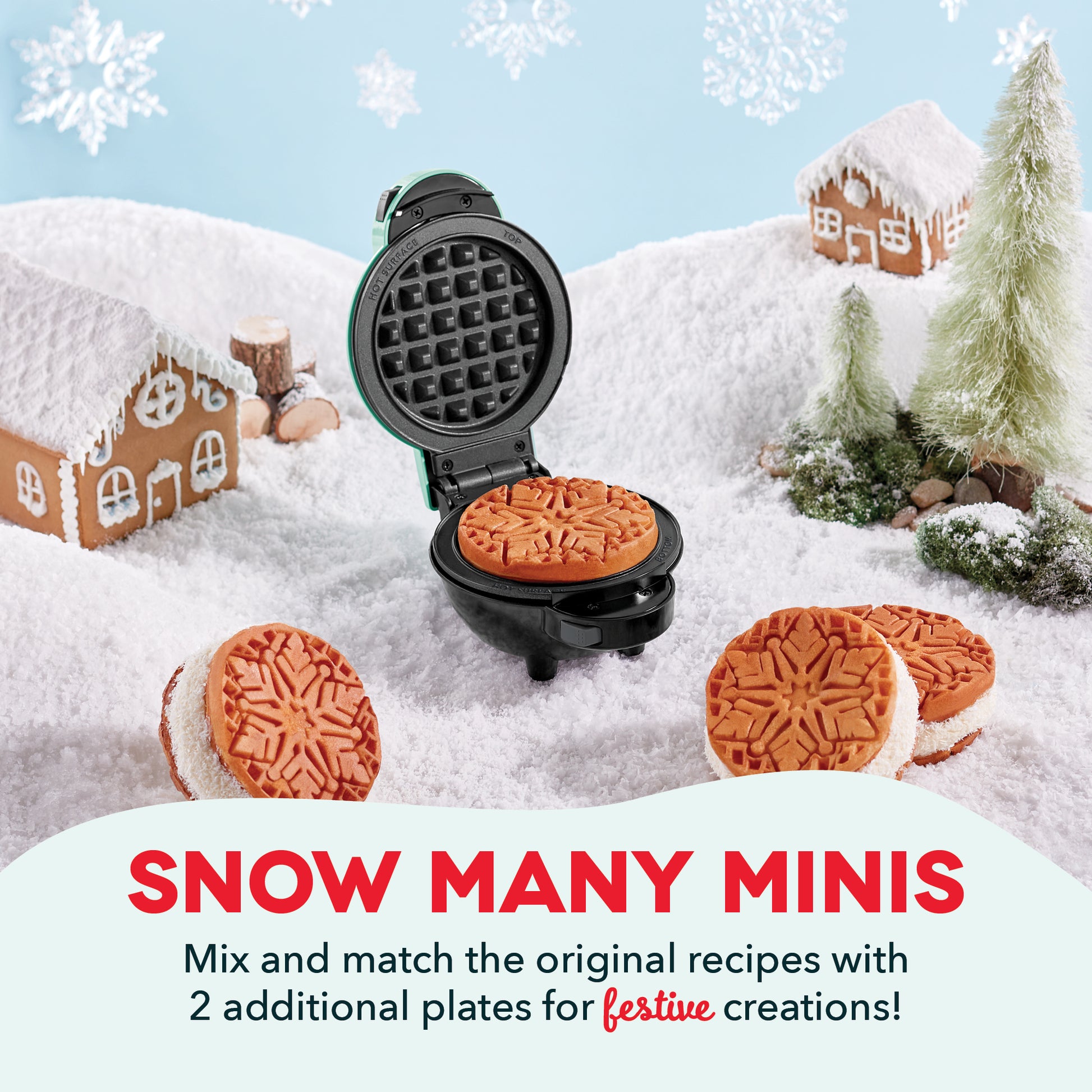 You'll Be Using Dash's Snowflake Mini Waffle Maker for Many Winter