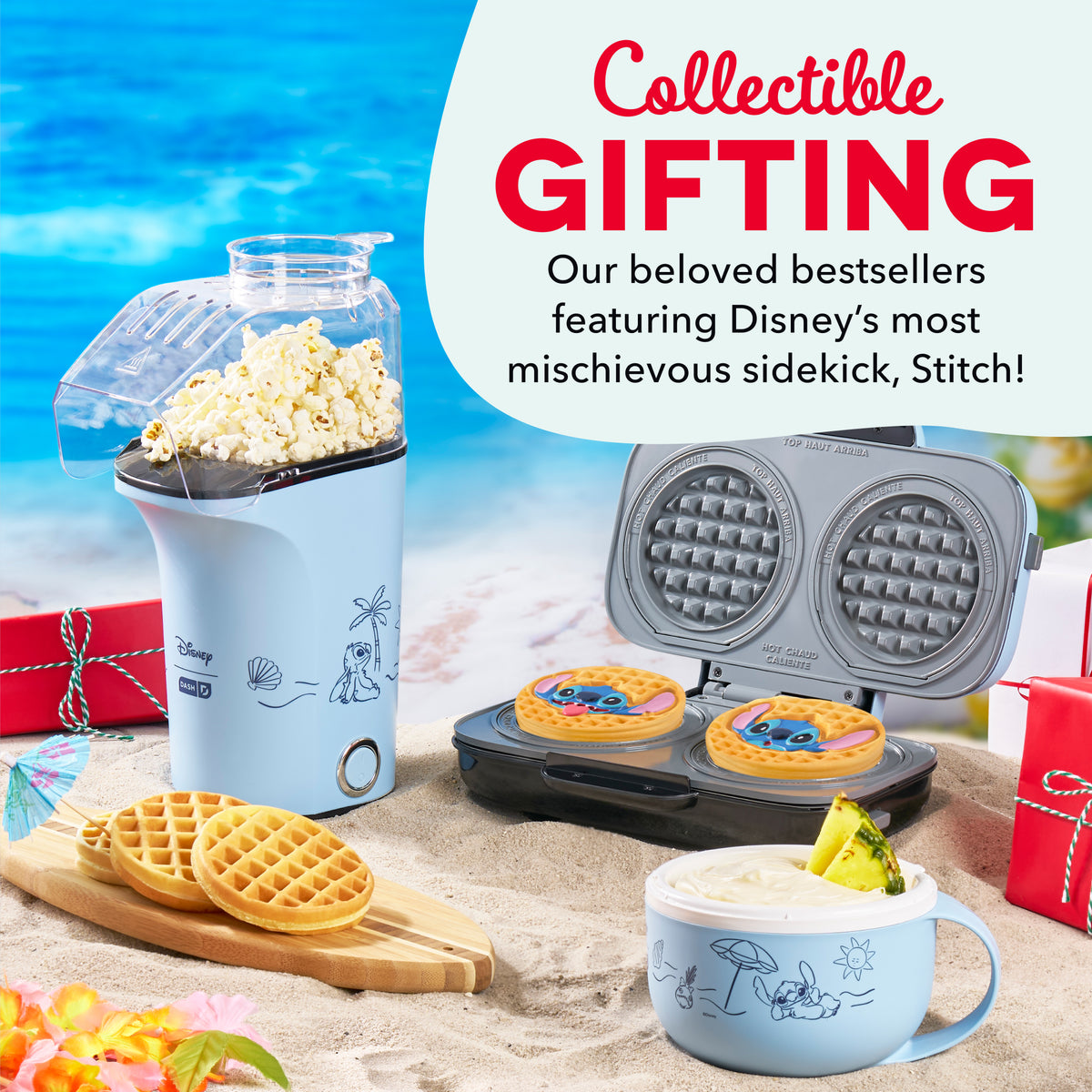 Dash Everyday Ceramic Mini Waffle Maker