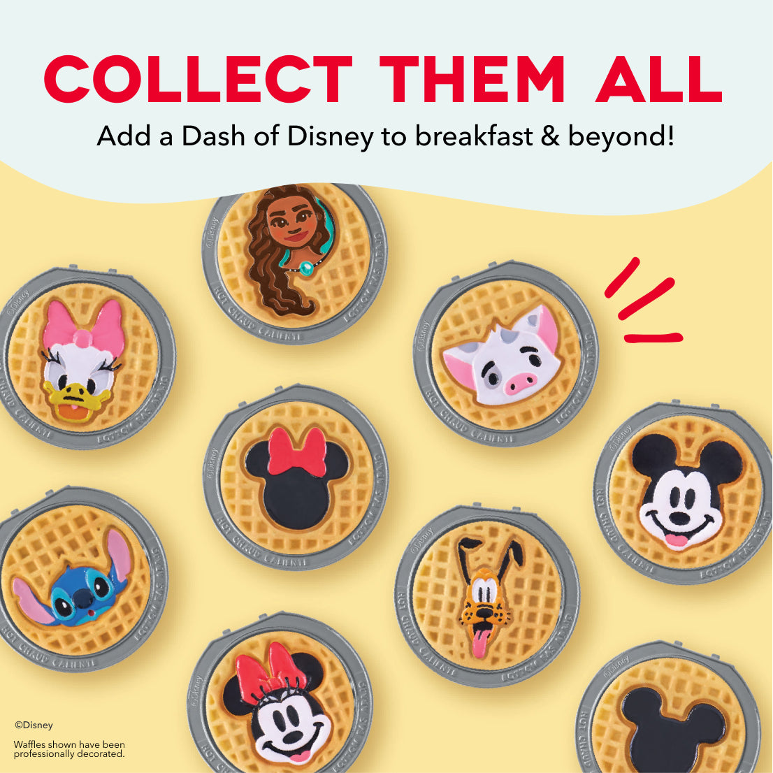 MultiMaker® Mini System: Removable Plate Sets mini makers Disney | Dash