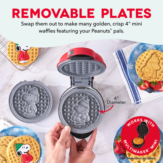 Peanuts® MultiMaker® Removable Plate Sets mini makers Dash