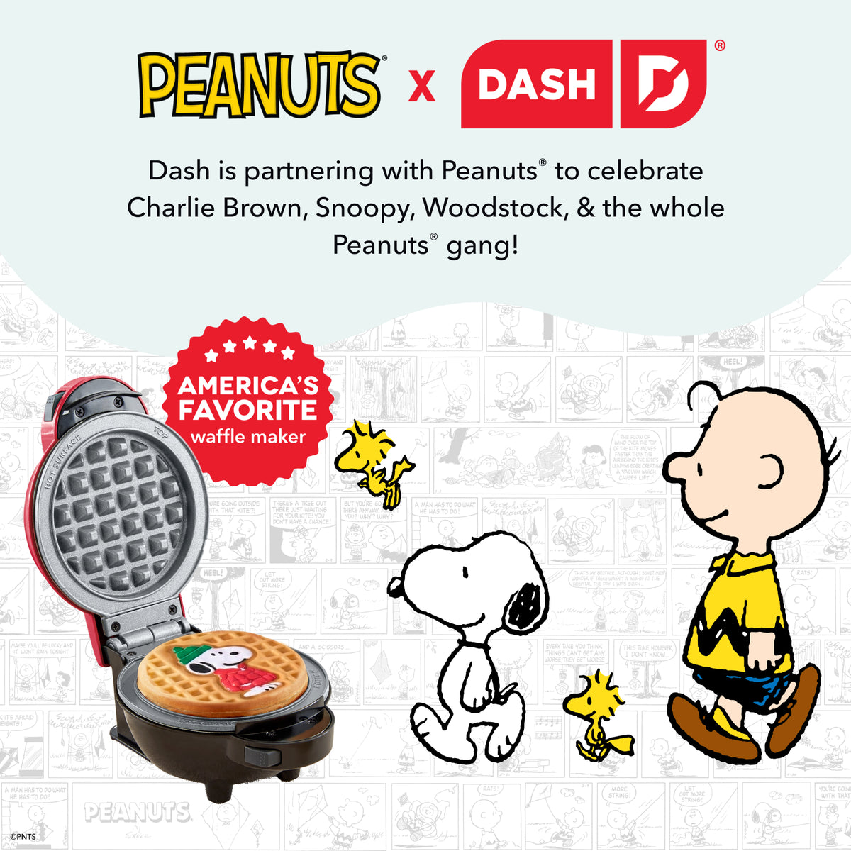 Peanuts® MultiMaker® Removable Plate Sets mini makers Dash