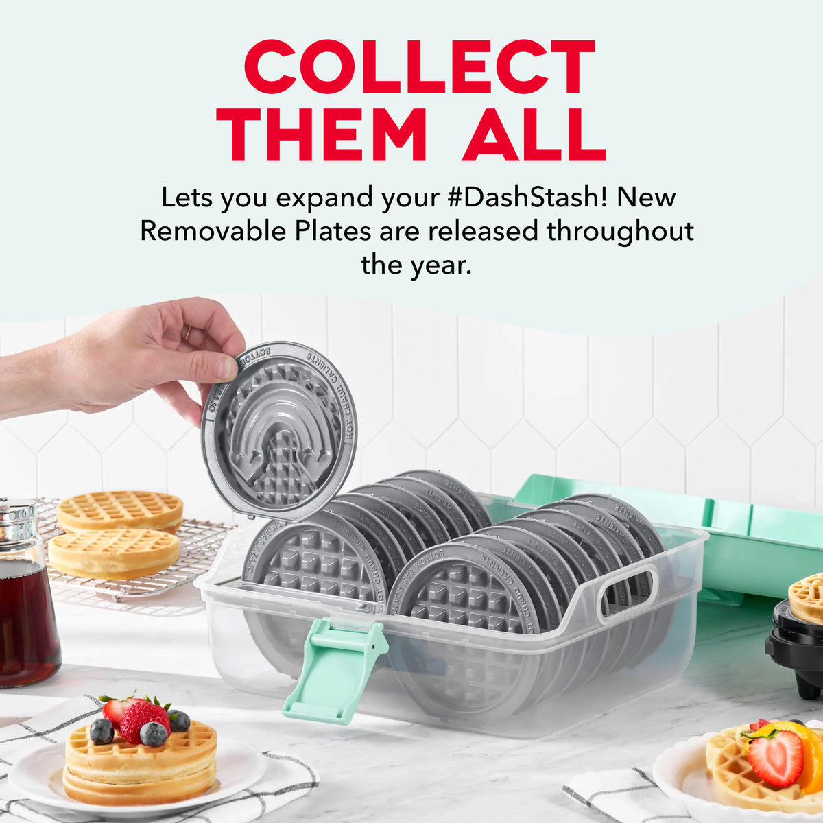 MultiMaker® Mini System: Removable Plate Storage Case Parts & Accessories Dash