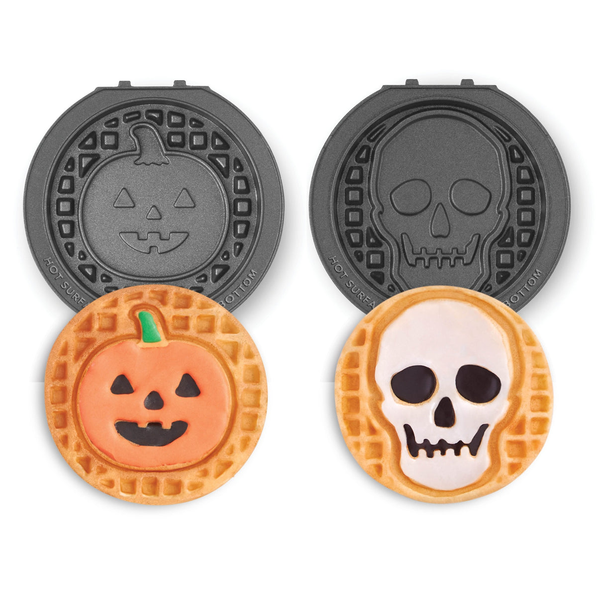 MultiMaker® Mini System: Removable Plate Sets mini makers Dash Skull & Jack-o-Lantern