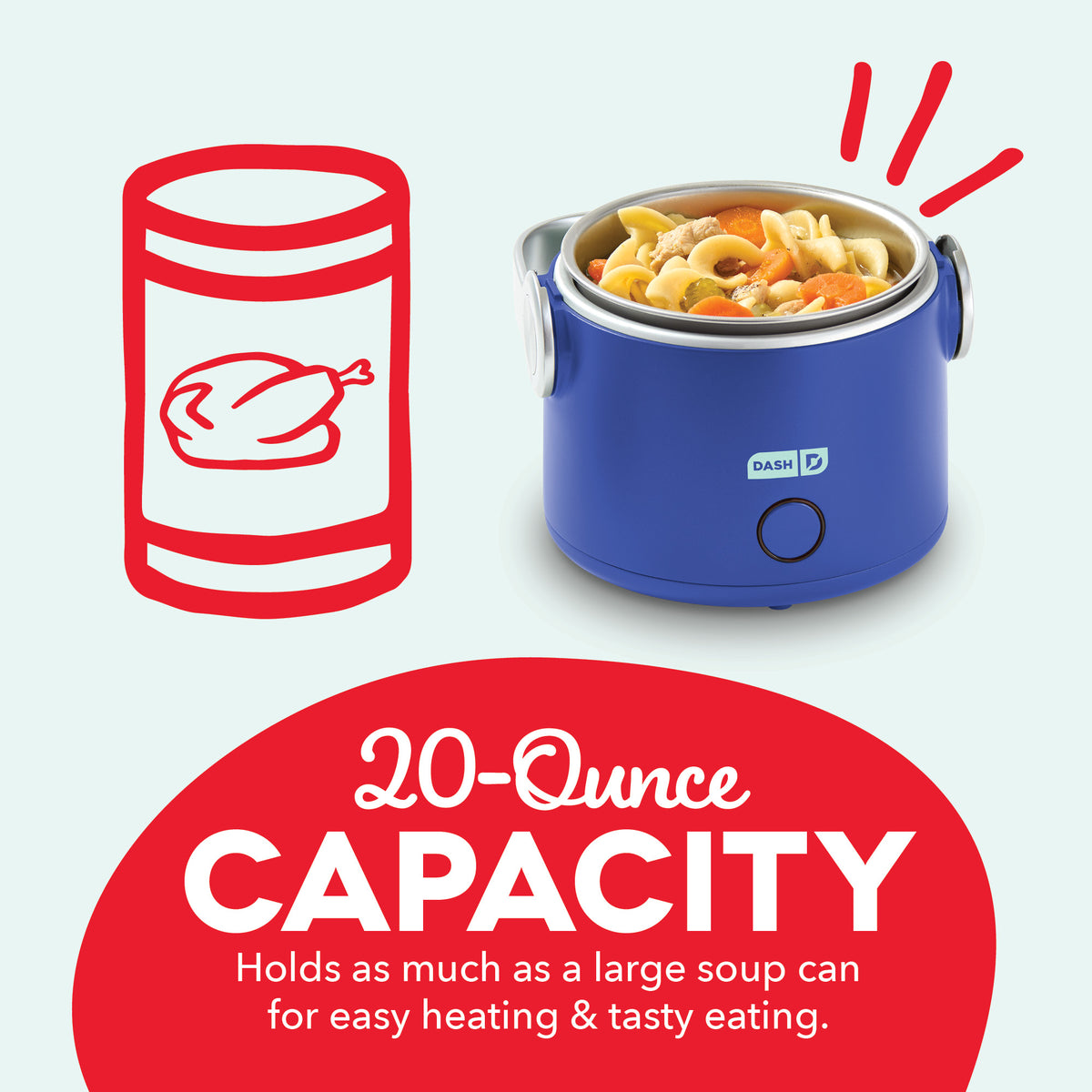 Hot2Go™ Electric Lunchbox (20 Ounce) Electric Lunchbox Dash