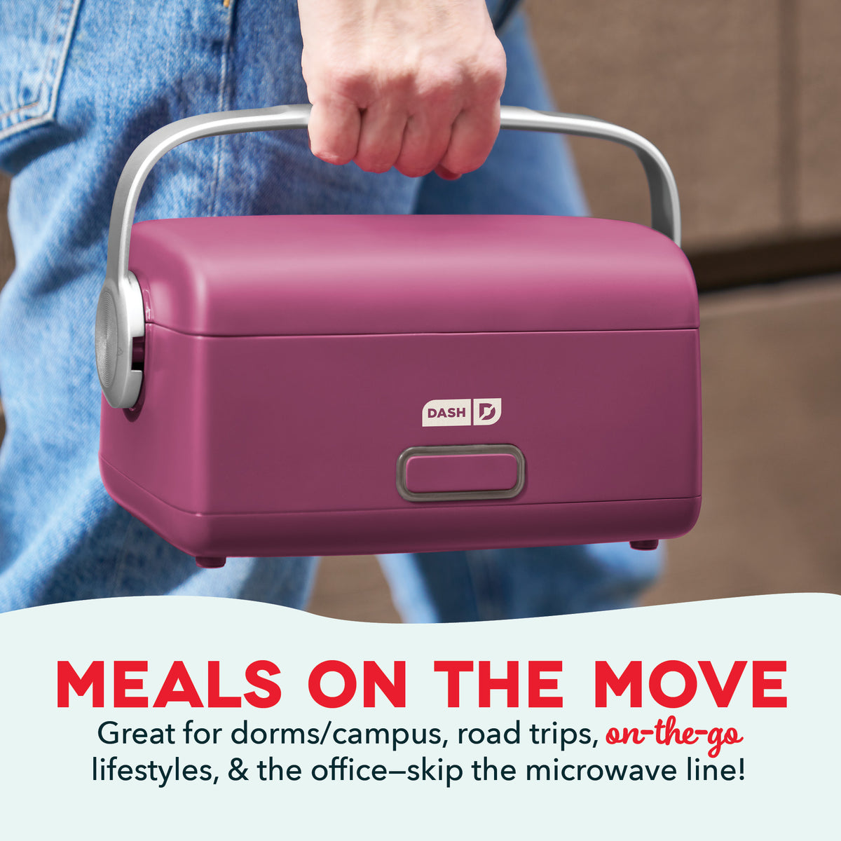 Hot2Go™ Electric Lunchbox (30 Ounce + Utensils) Electric Lunchbox Dash