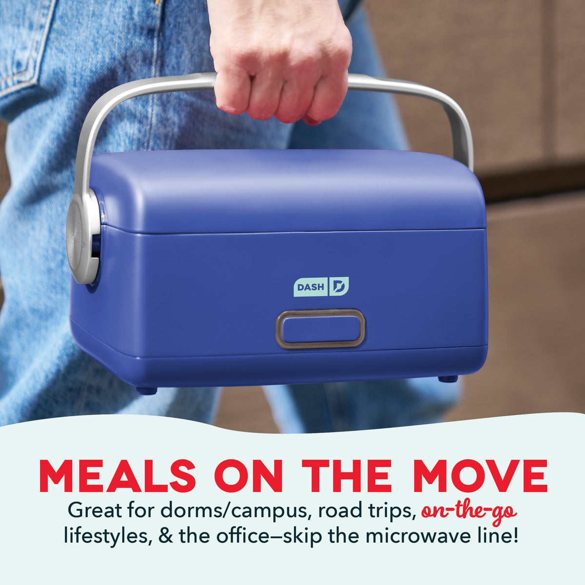 Hot2Go™ Electric Lunchbox (30 Ounce + Utensils) Electric Lunchbox Dash
