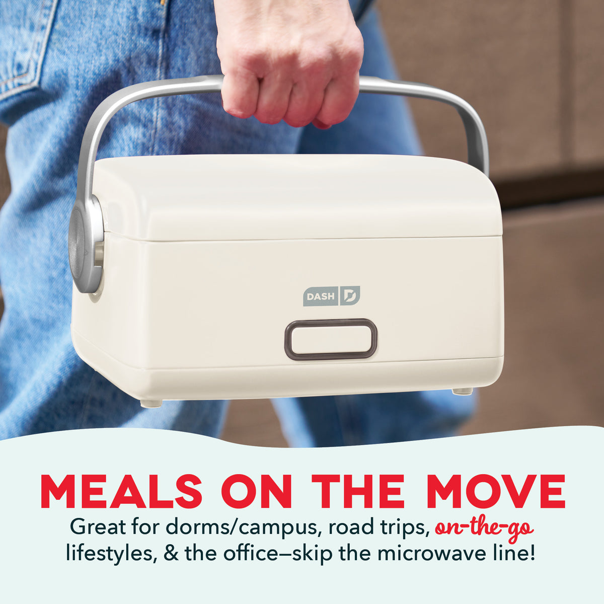 Hot2Go™ Electric Lunchbox (30 Ounce + Utensils) Electric Lunchbox Dash