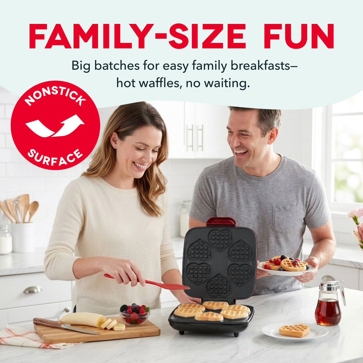 Multi Mini Heart Waffle Maker Waffle Maker Dash