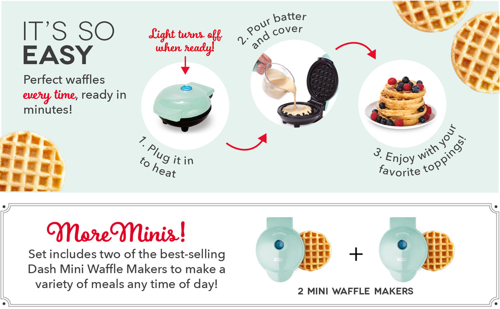 Dash Mini Waffle Maker With 7 … curated on LTK