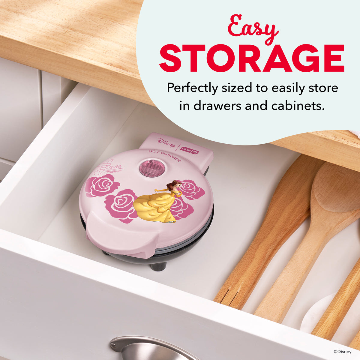Belle Mini Waffle Maker mini makers Disney | Dash