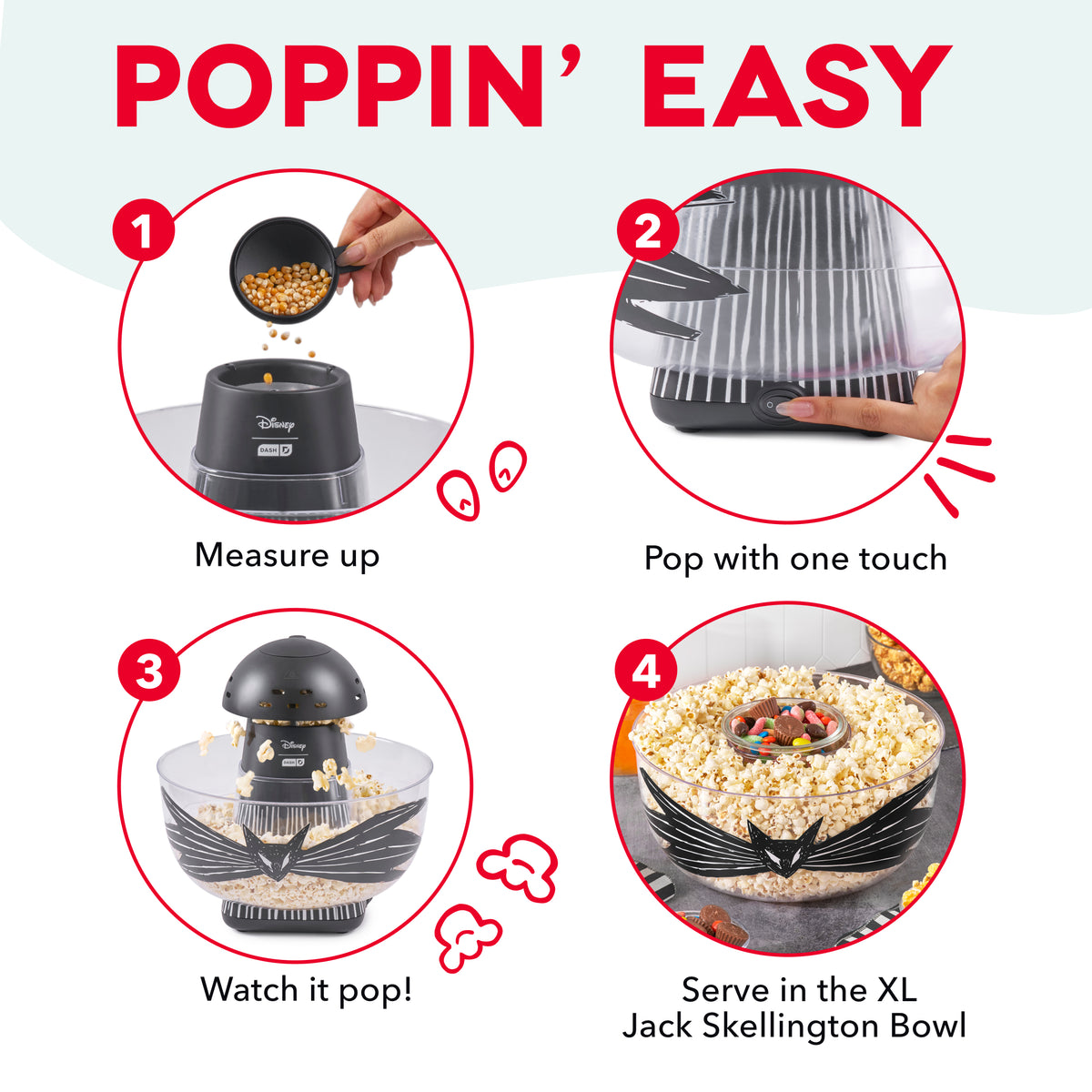 Popcano Popcorn Maker Popcorn Makers Disney | Dash