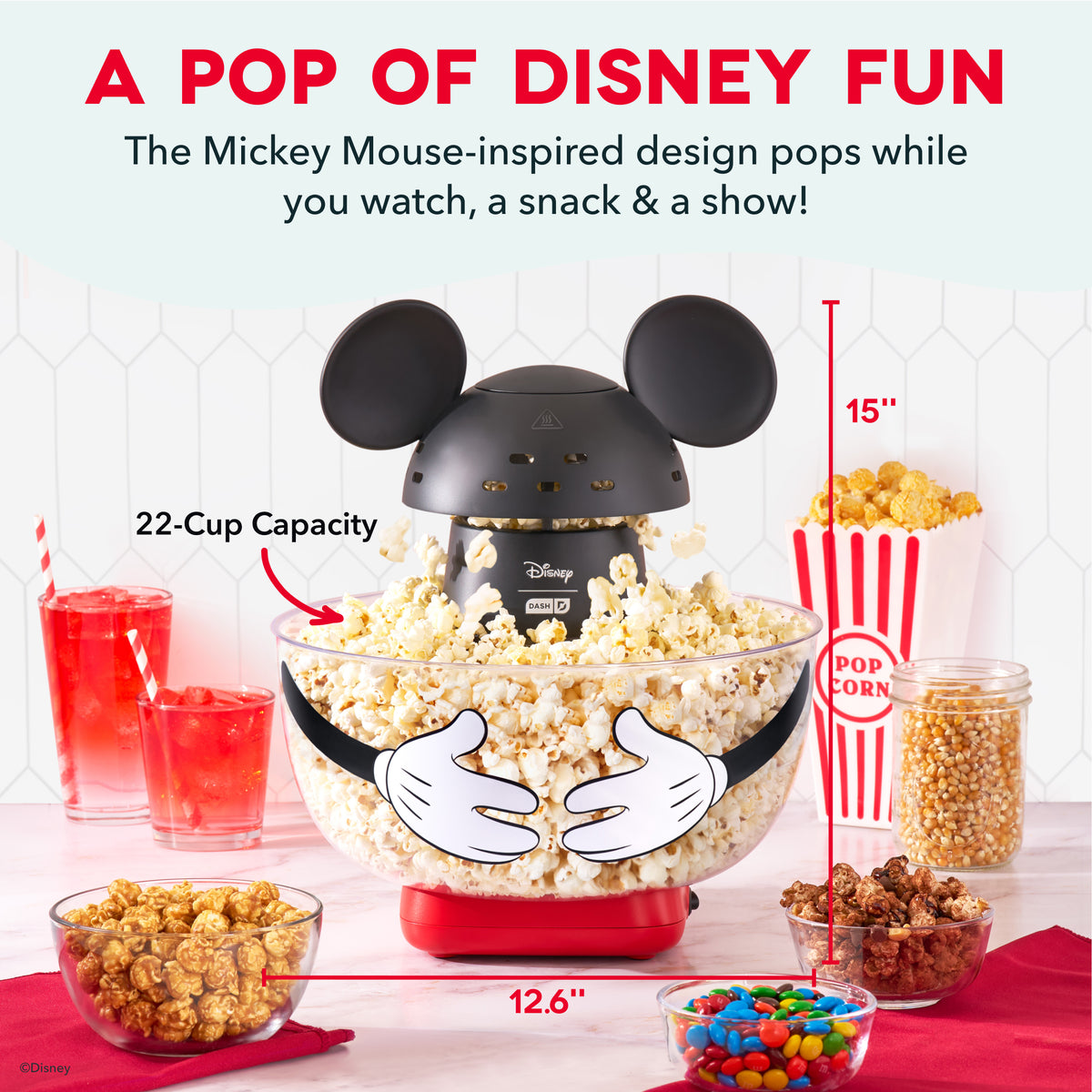 Popcano Popcorn Maker Popcorn Makers Disney | Dash