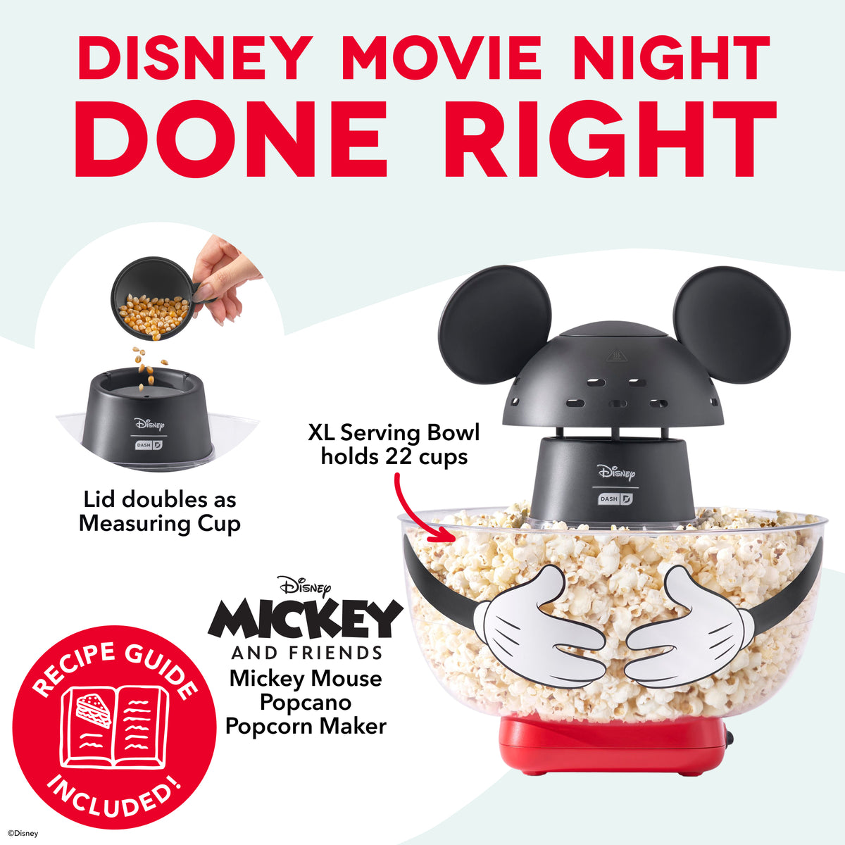 Popcano Popcorn Maker Popcorn Makers Disney | Dash