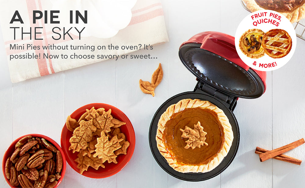 Dash Mini Pie Maker Makes Pies and Quiches for One