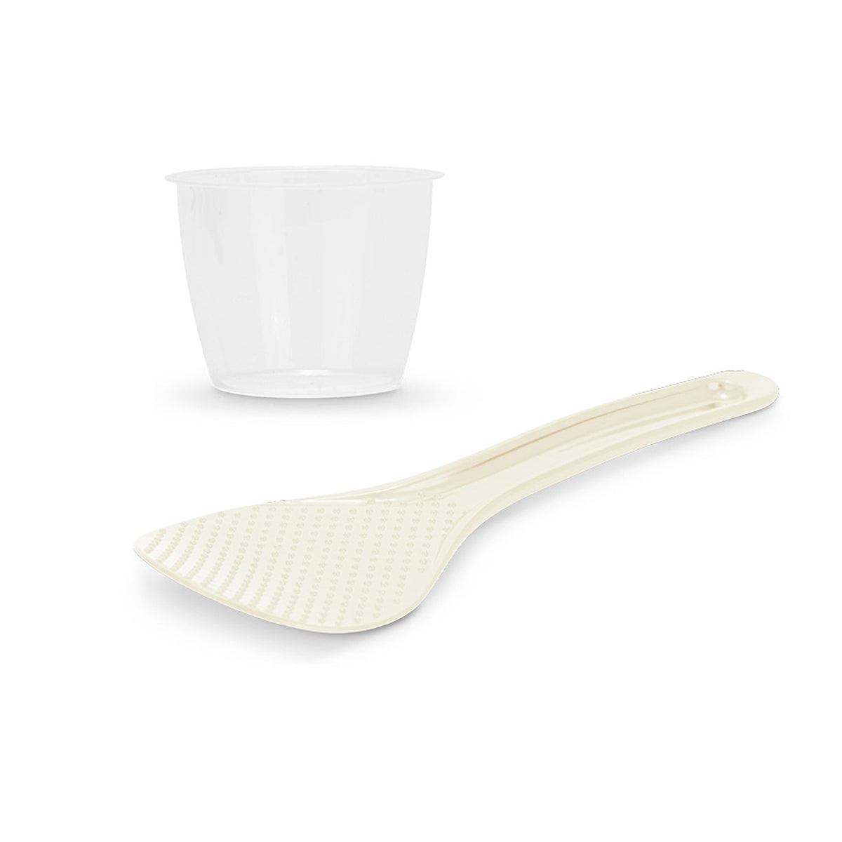Mini Rice Cooker Measuring Cup & Rice Paddle Set Parts & Accessories Dash White