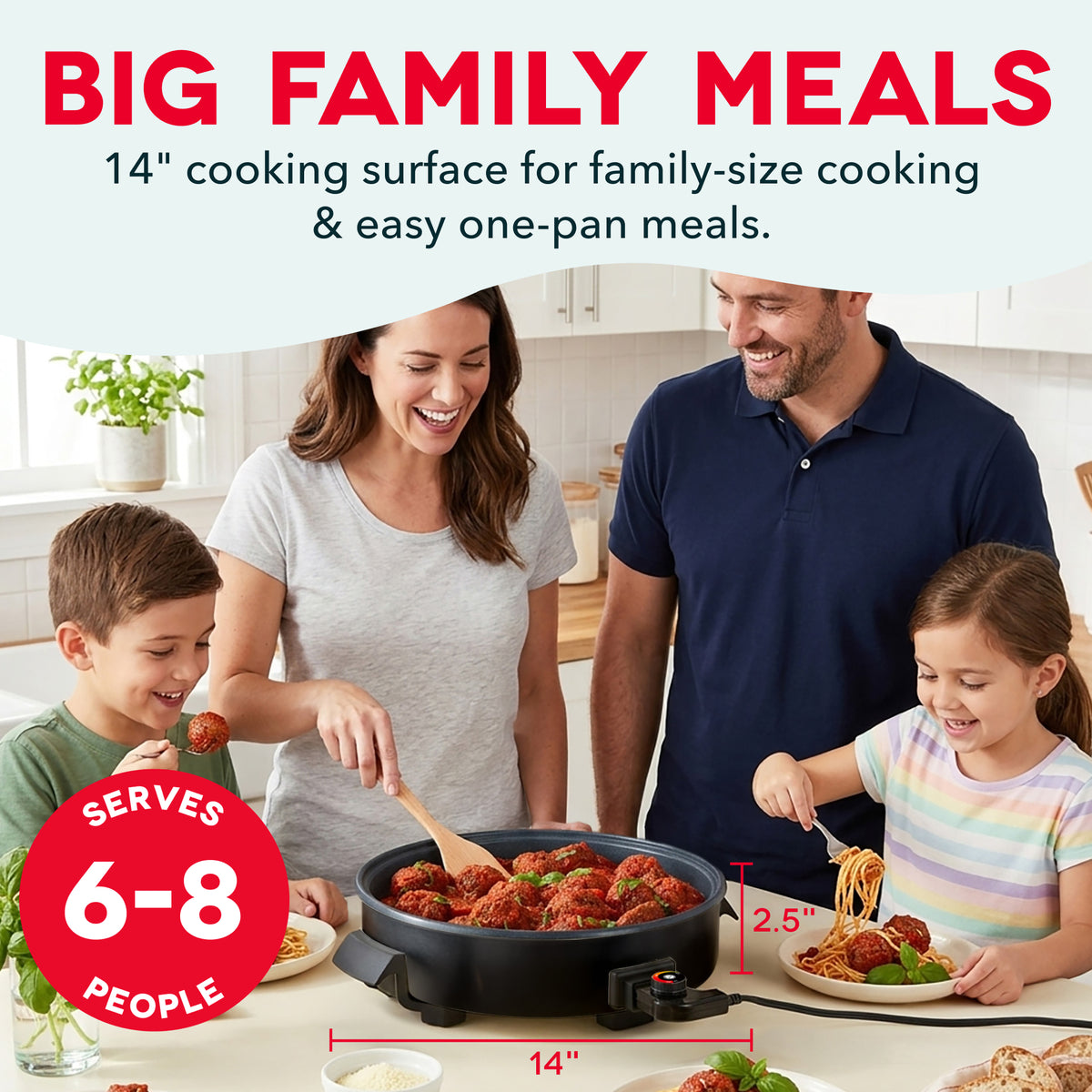 Ceramic Nonstick Family Size Skillet cookware Dash