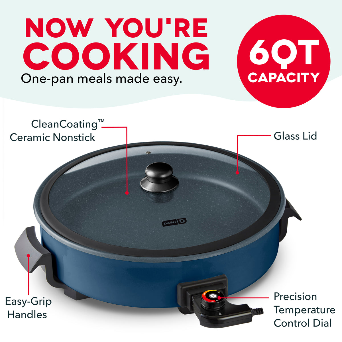 Ceramic Nonstick Family Size Skillet