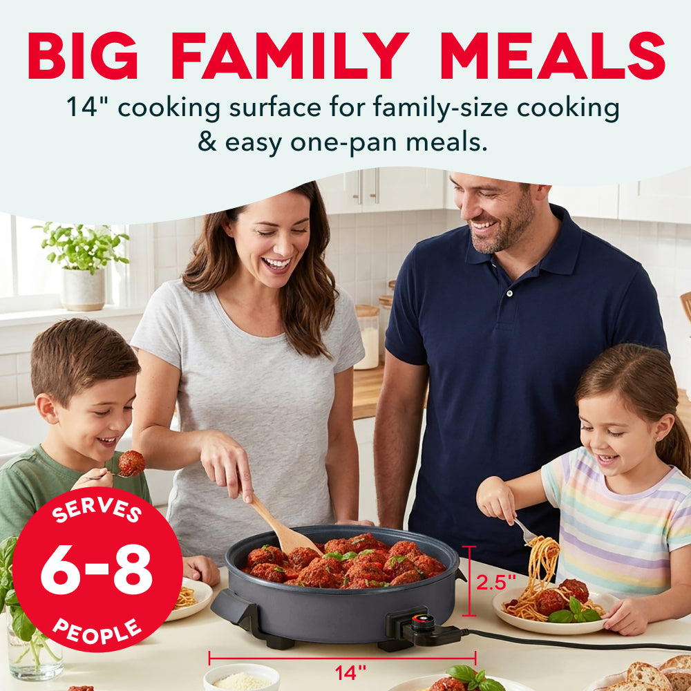 Ceramic Nonstick Family Size Skillet