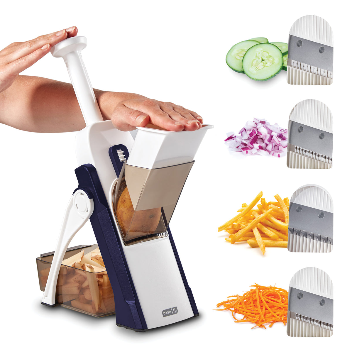Safe Slice® Mandoline Tools and Gadgets Dash Midnight