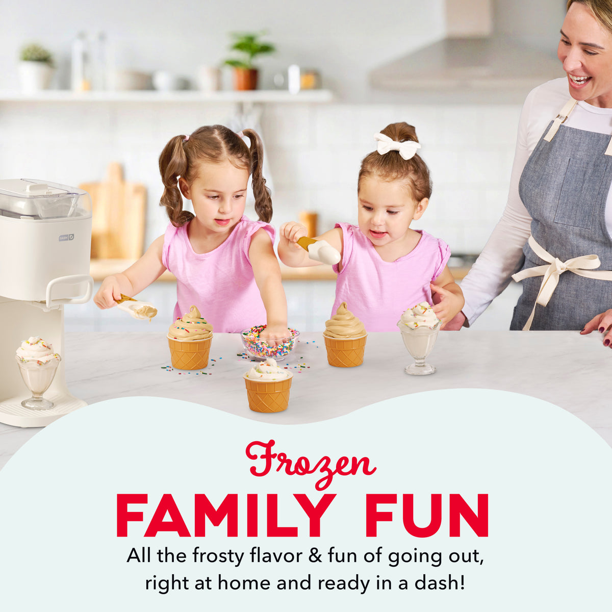 Soft Serve Ice Cream Machine Ice Cream Makers Dash