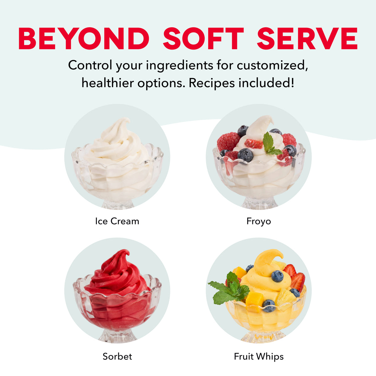 Soft Serve Ice Cream Machine Ice Cream Makers Dash