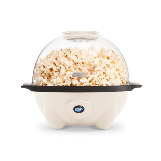 4.5qt Stirring Popcorn Maker Popcorn Makers Dash Cream