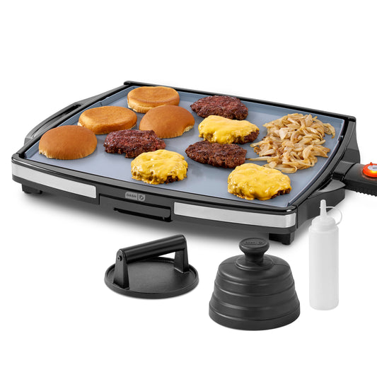 Smash XL Precision Sear Griddle Griddles and Panini Presses Dash Bundle
