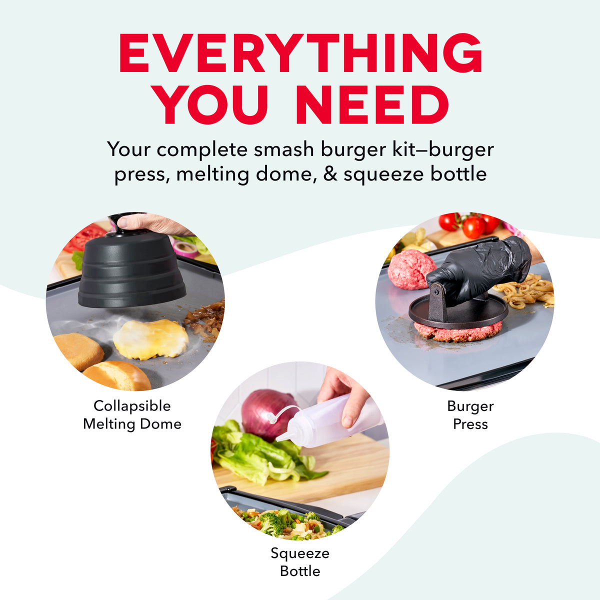 Smash XL Precision Sear Griddle Griddles and Panini Presses Dash