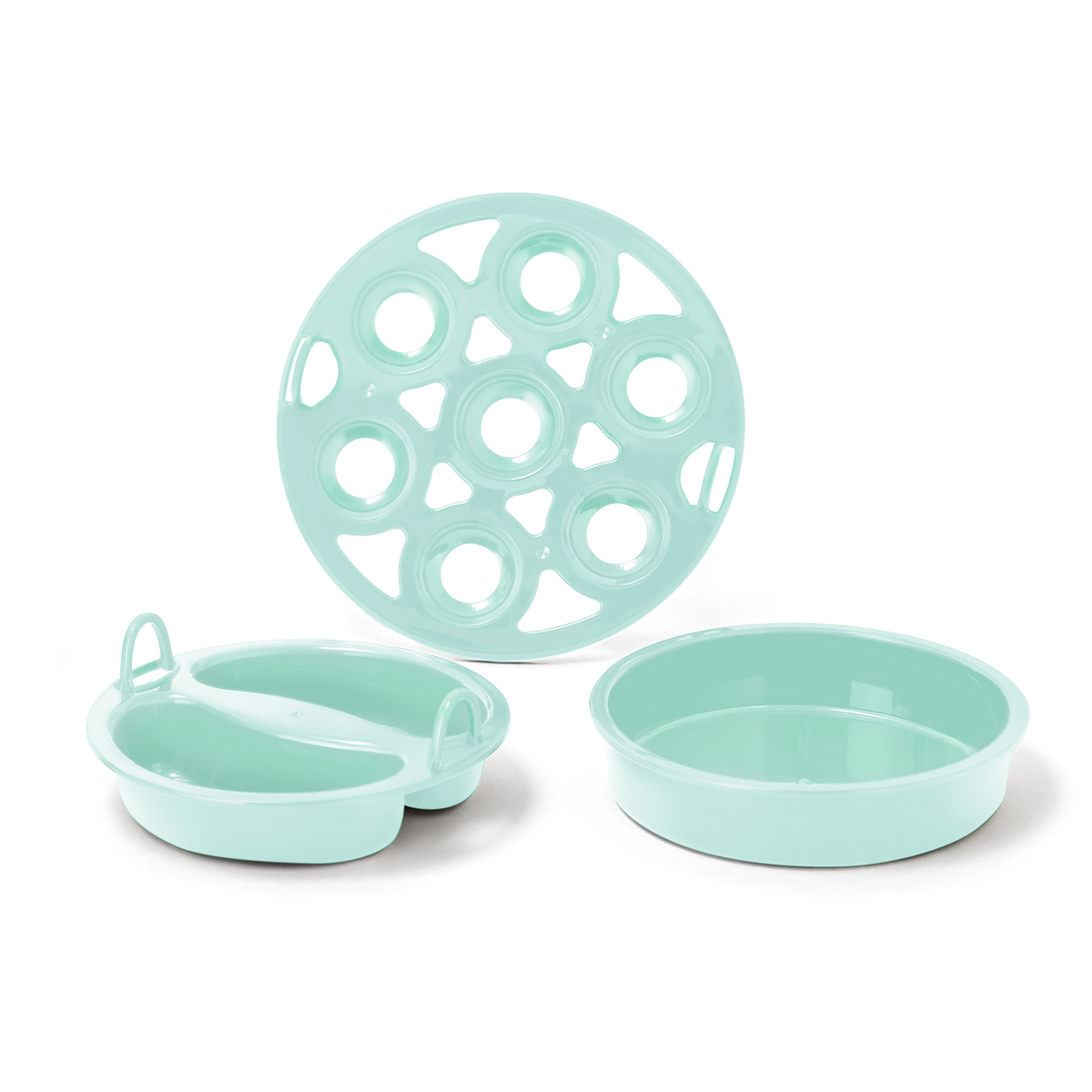 Rapid Egg Cooker Tray Set Parts & Accessories Dash Aqua