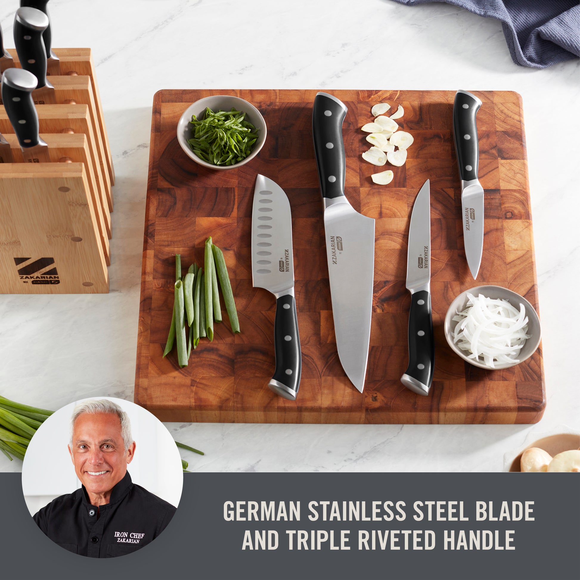 Zakarian by Dash 11 pc. Knife Block Set Tools and Gadgets Zakarian by Dash   