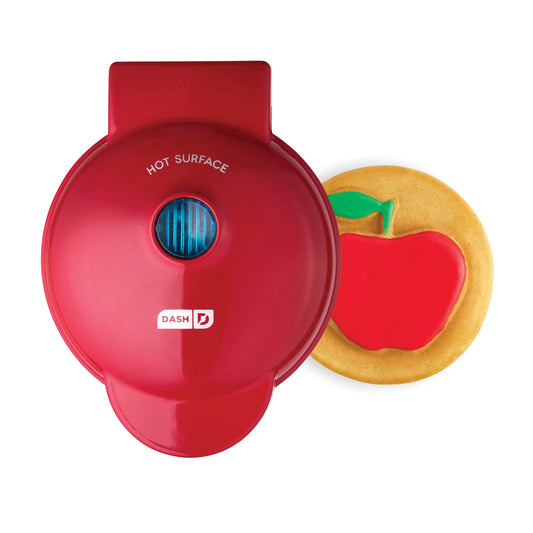 Apple Mini Waffle Maker mini makers Dash Red