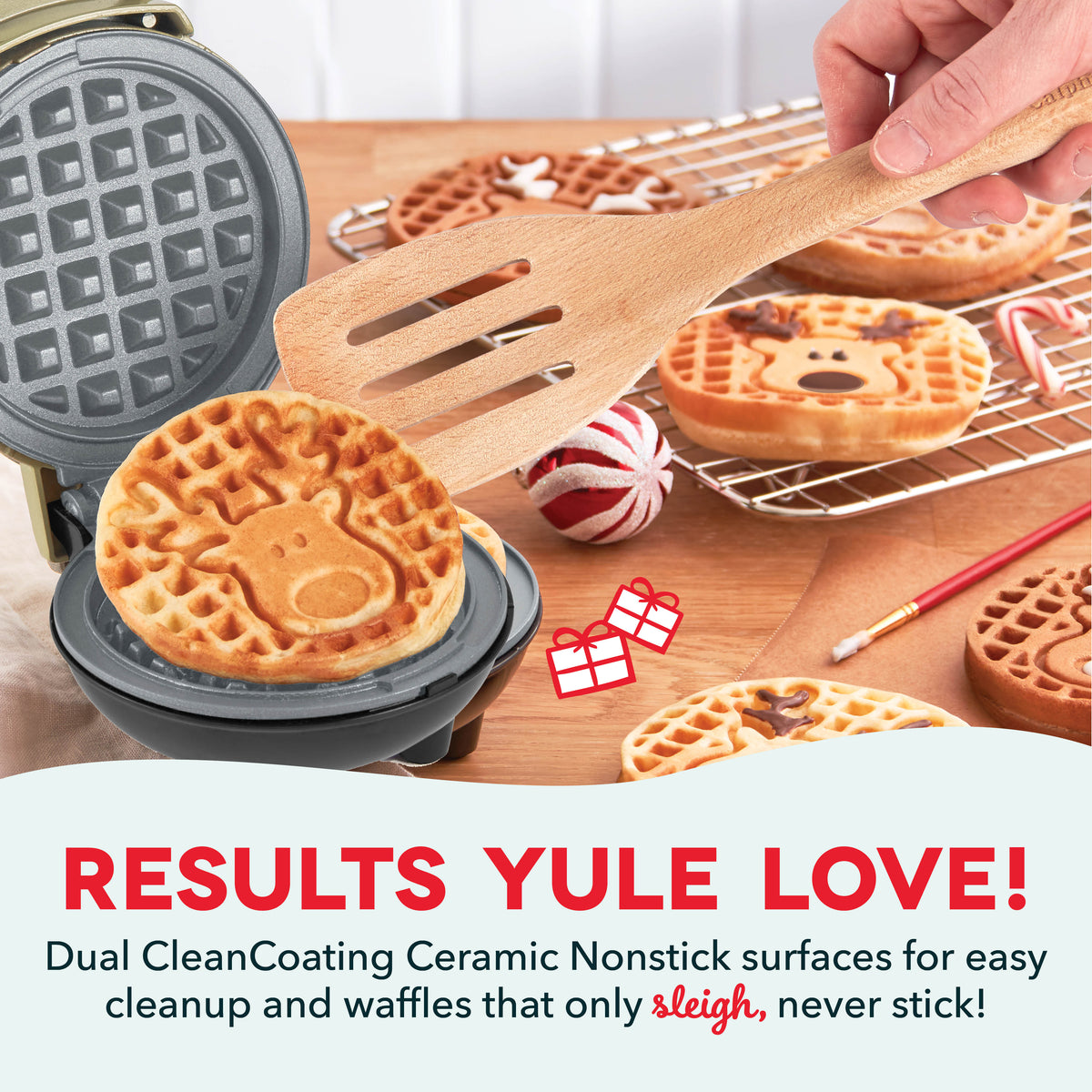 Reindeer Mini Waffle Maker mini makers Dash
