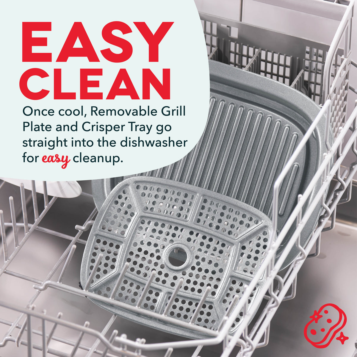 Flip & Fry™ Digital 2-in-1 Grill + Air Fryer Air Fryer Dash