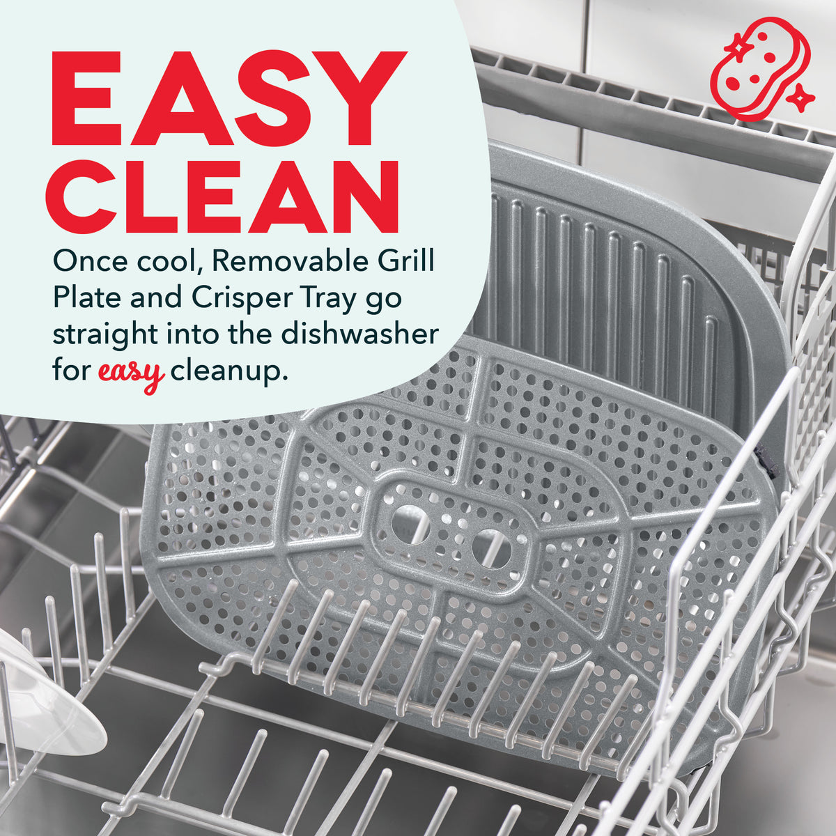 7QT Flip & Fry™ Digital 2-in-1 Air Fryer + Grill Air Fryer Dash