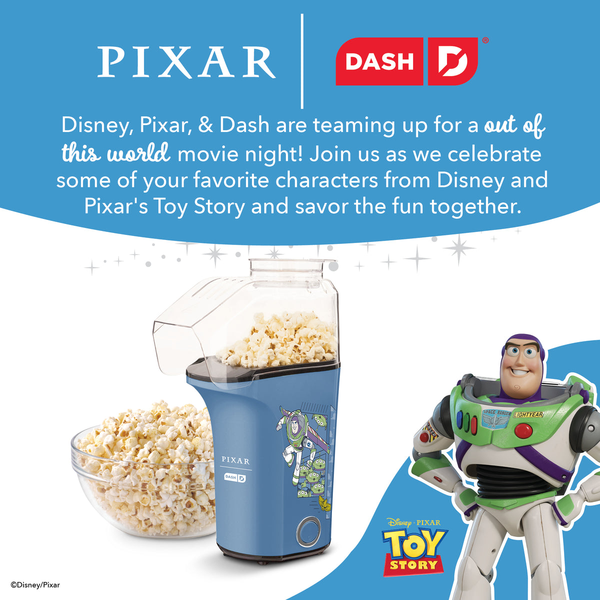 Fresh Pop Popcorn Maker Popcorn Makers Disney | Dash