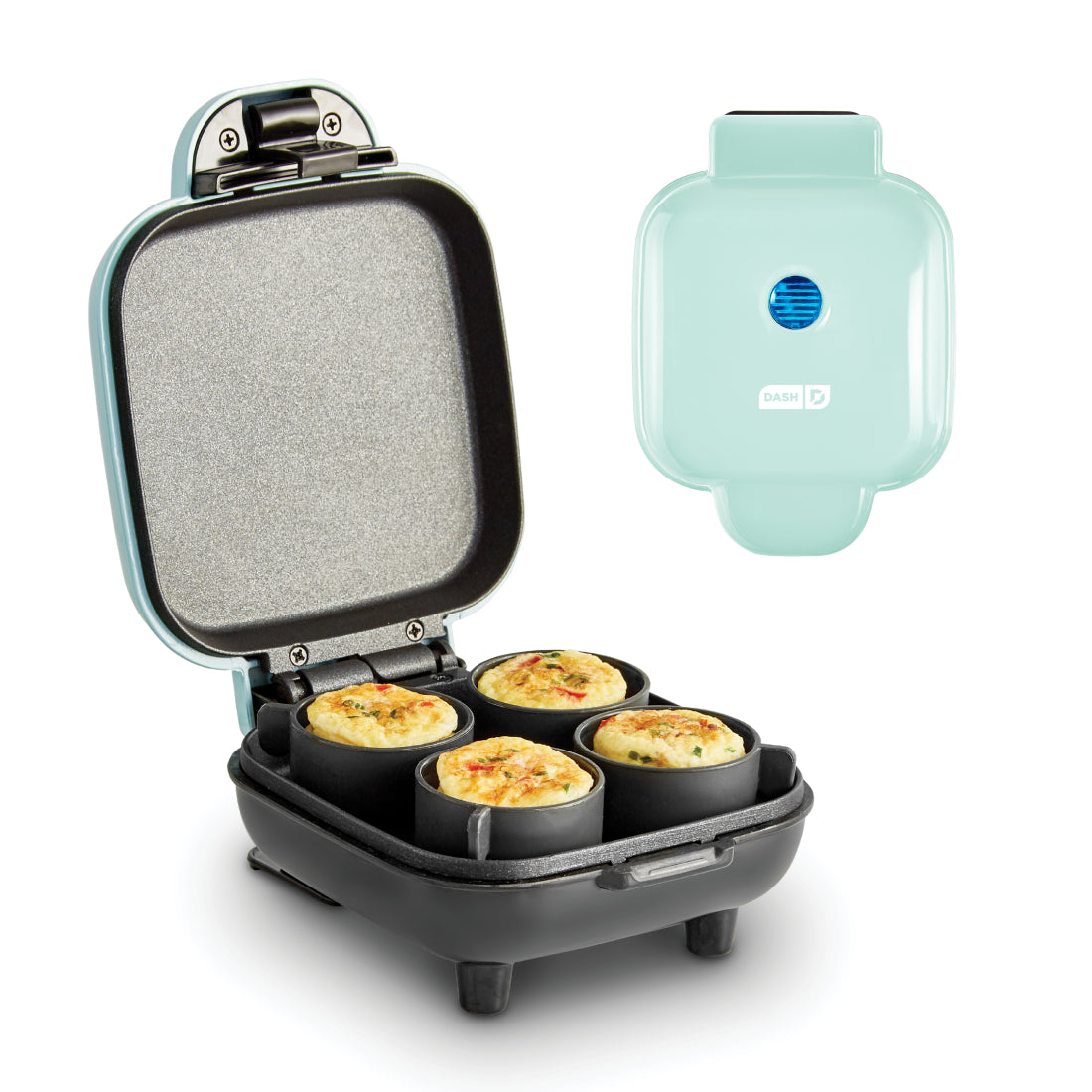 Deluxe Egg Bite Maker egg-cookers Dash Aqua