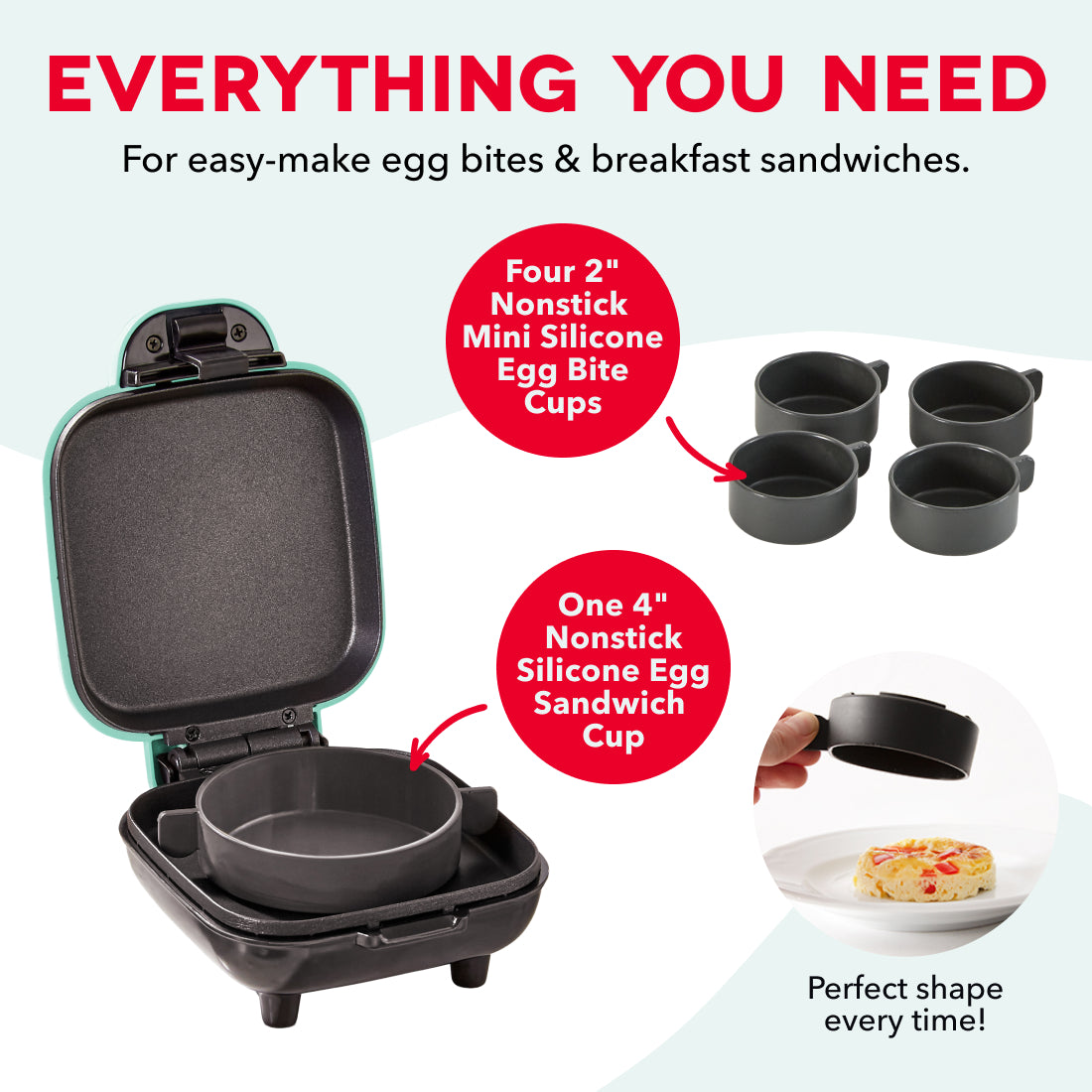 Deluxe Egg Bite Maker egg-cookers Dash