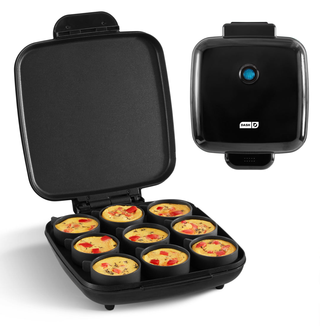 Family Size Egg Bite Maker egg-cookers Dash Black