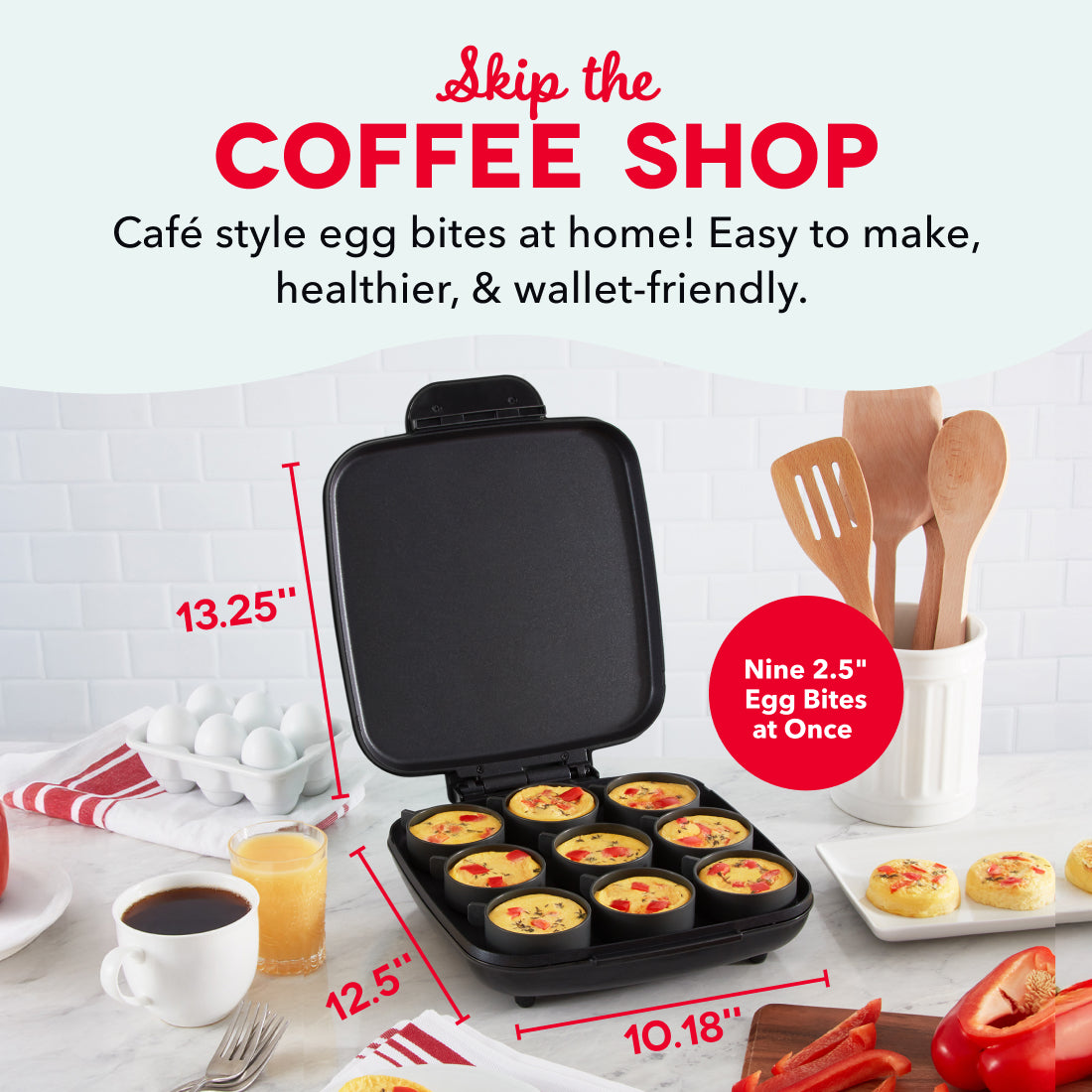 Family Size Egg Bite Maker egg-cookers Dash