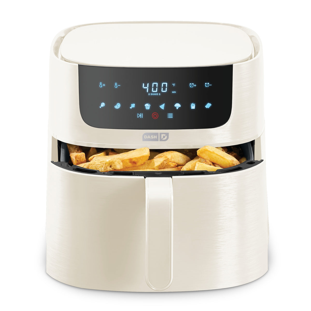 Tasti-Crisp™ 8QT Max Pro Ceramic Air Fryer Air Fryer Dash Cream