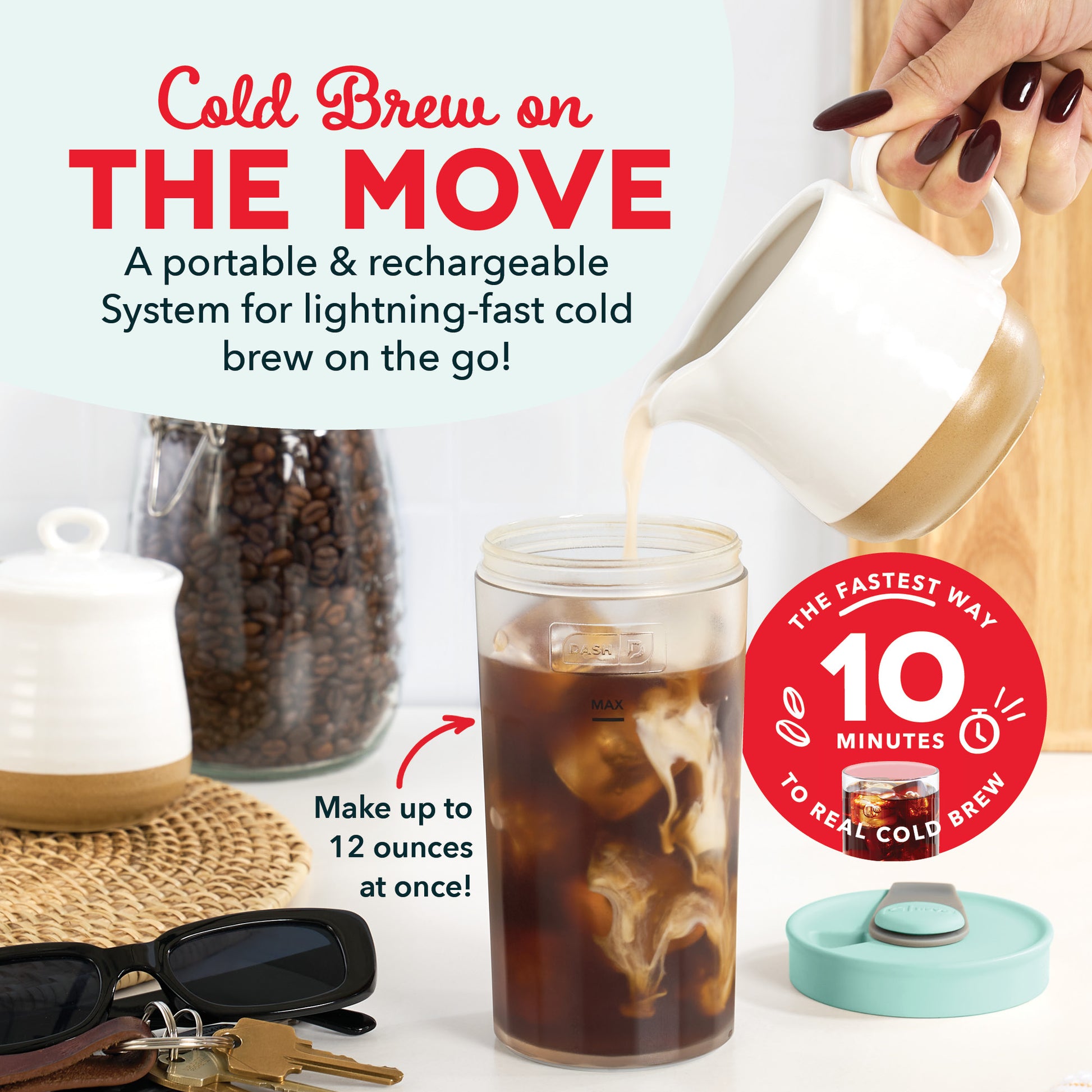 Brew2Go™ Portable Cold Brew System coffee-tea Dash