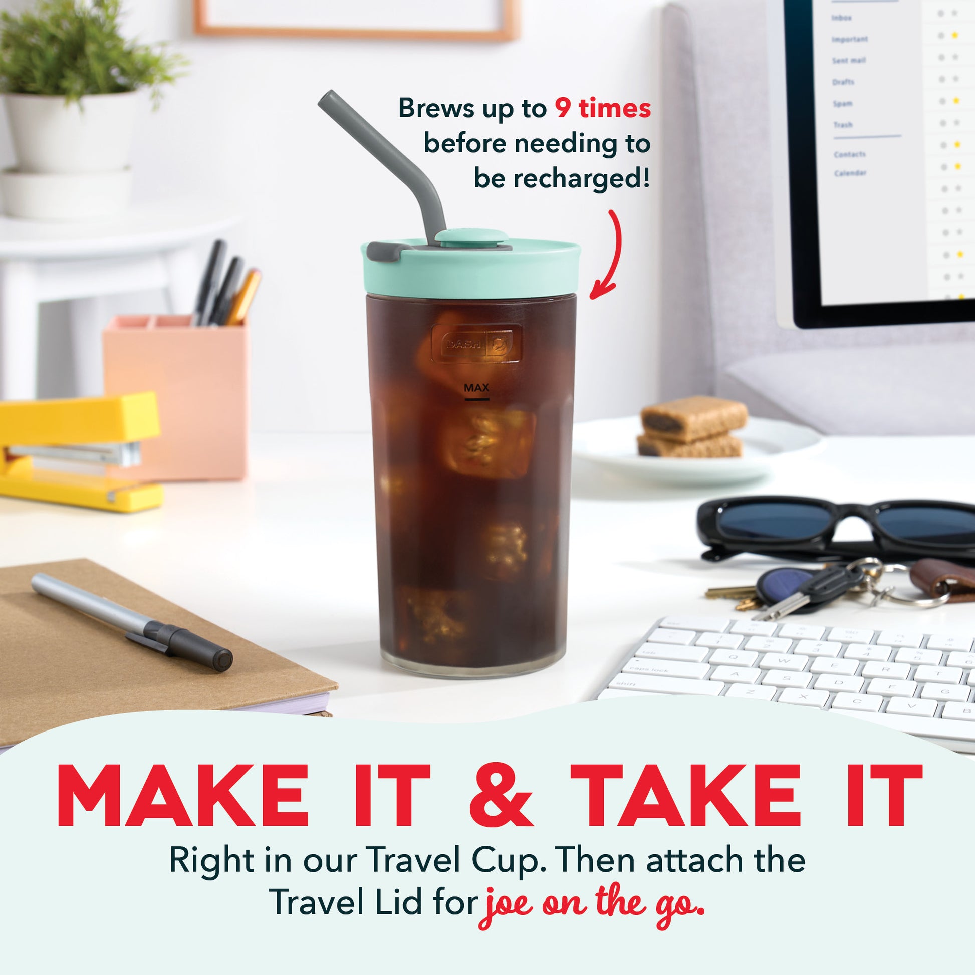 Brew2Go™ Portable Cold Brew System coffee-tea Dash