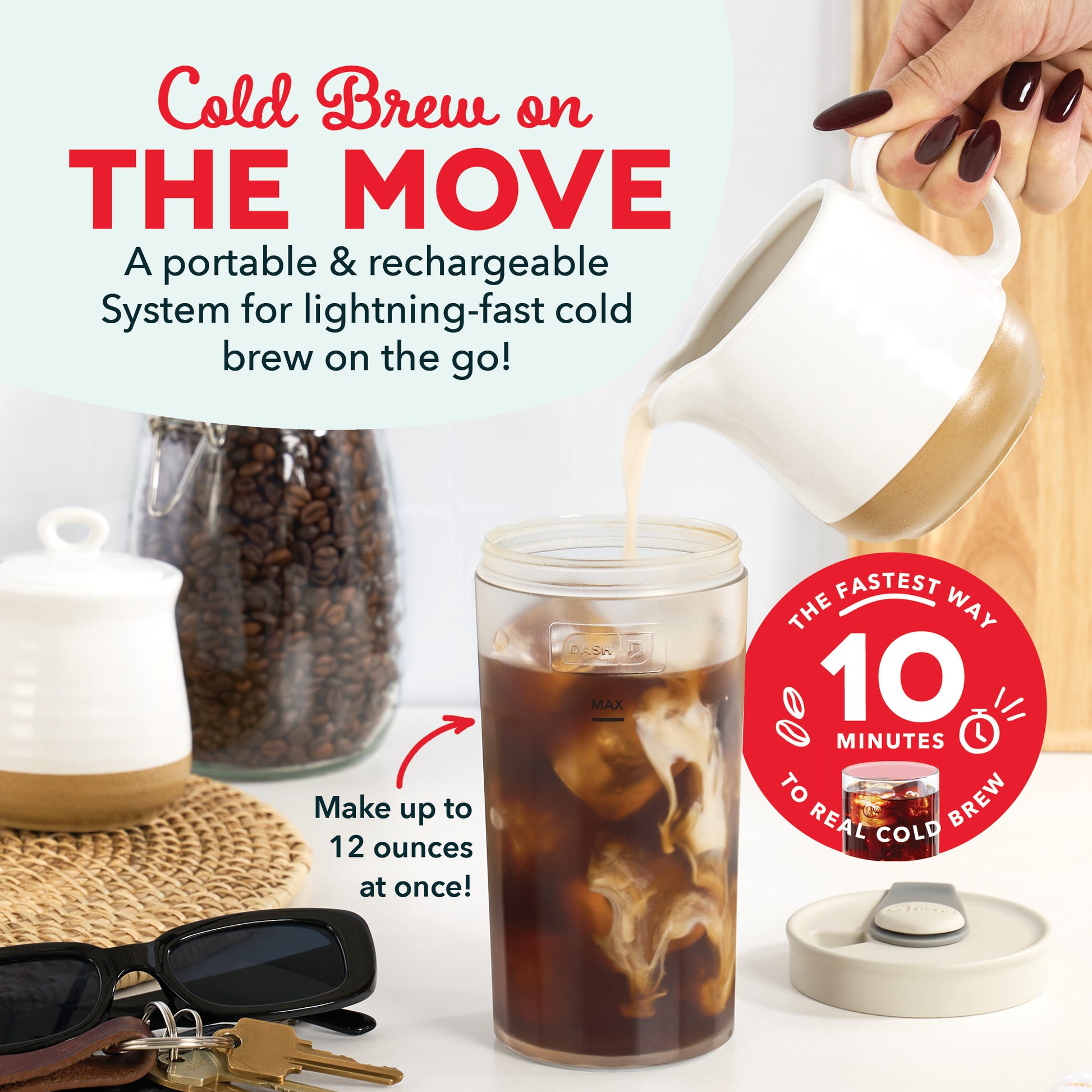 Brew2Go™ Portable Cold Brew System coffee-tea Dash