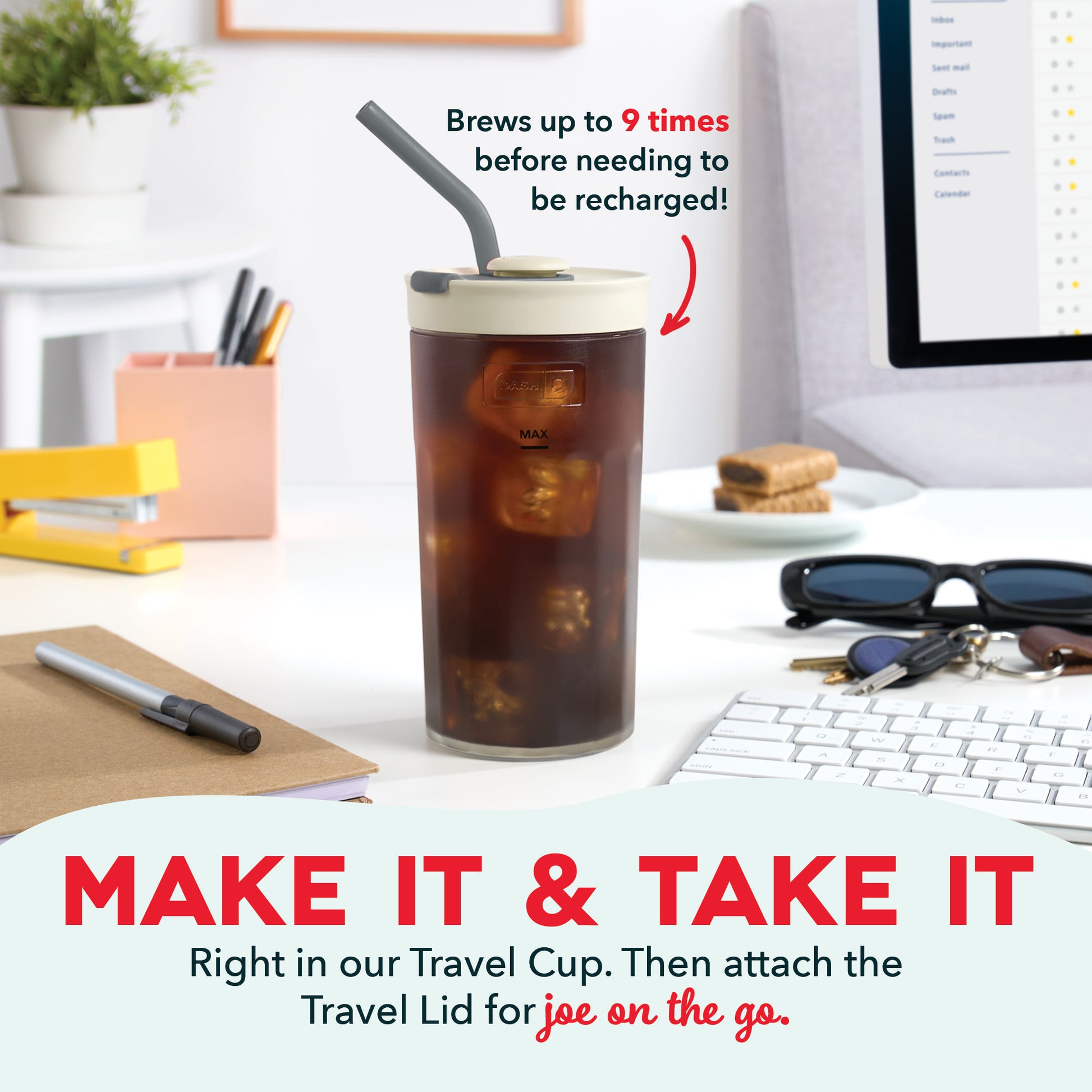 Brew2Go™ Portable Cold Brew System coffee-tea Dash